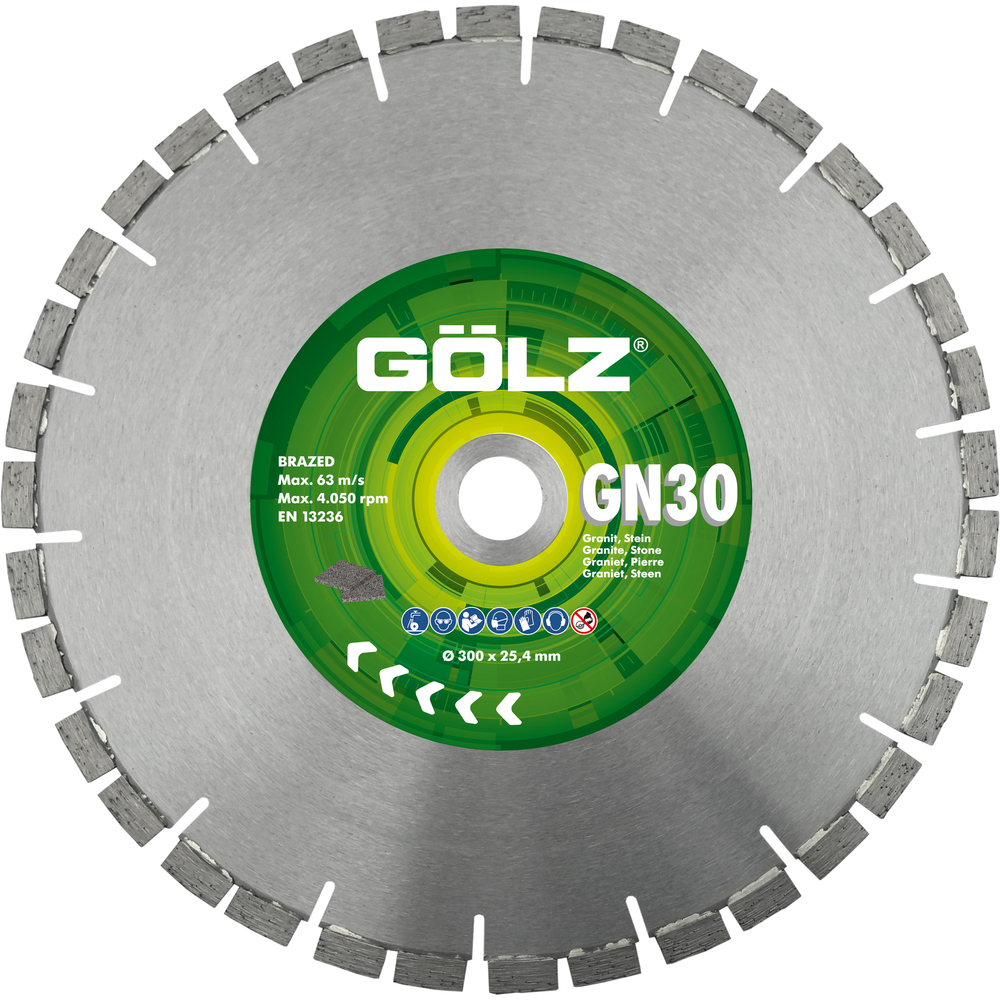 Disque diamant GN-30 D300mm GOLZ - GN30300