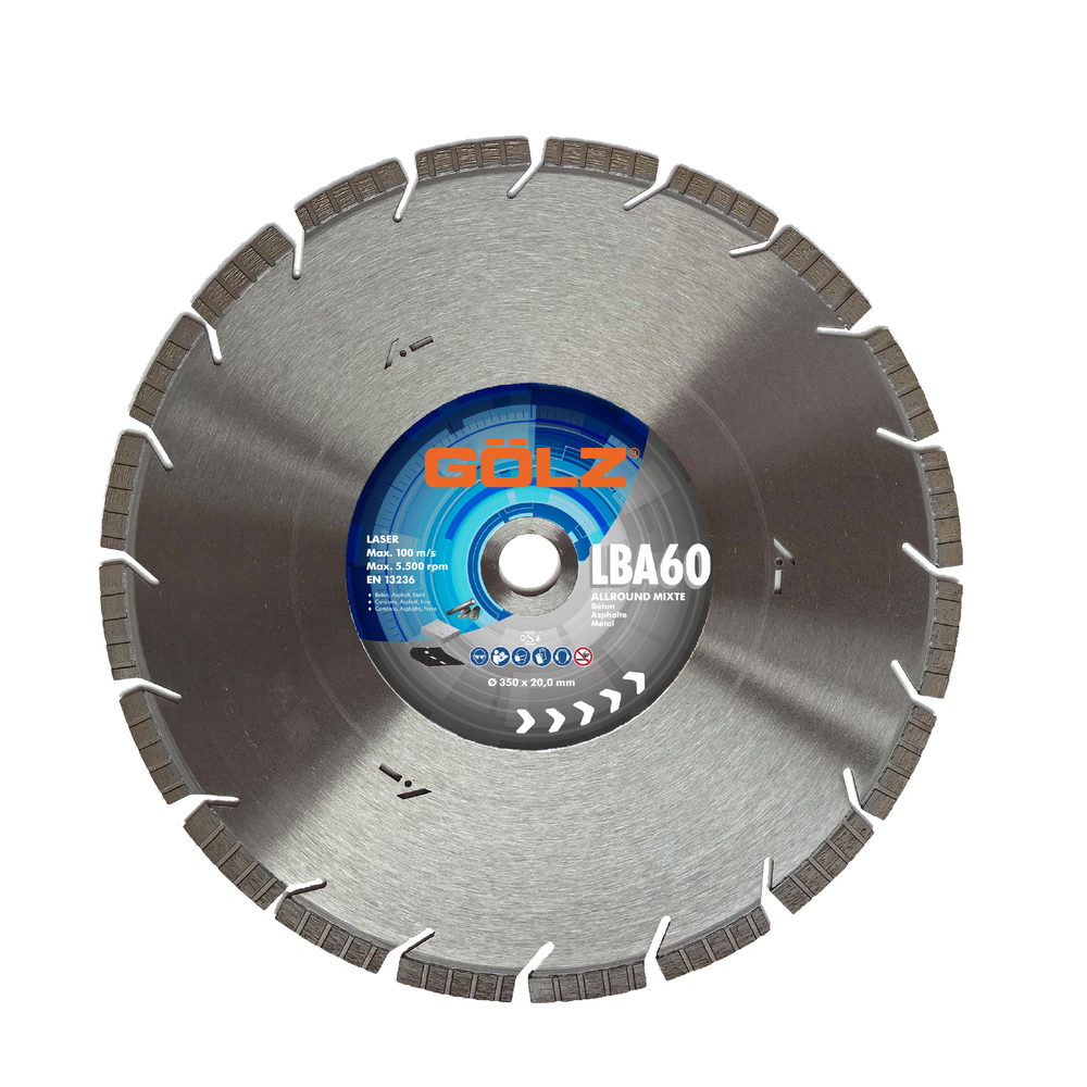 Disque diamant LBA-60 D300mm GOLZ - LBA60301F