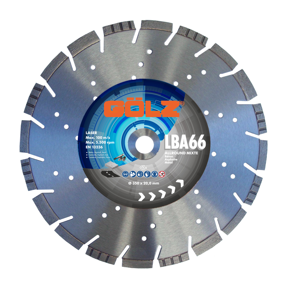 Disque diamant LBA-66 D300mm GOLZ - LBA66301F