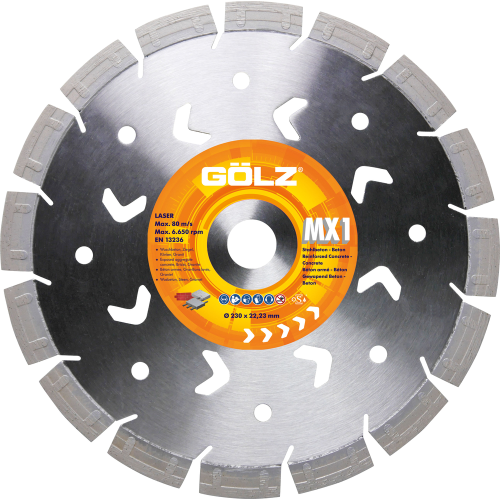 Disques MX1 ø115 22,23 GOLZ - MX1115