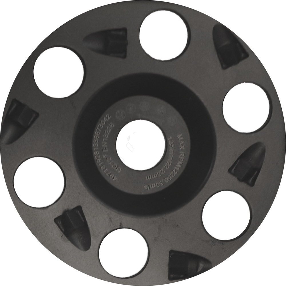 Plateau PKD-B D125 Polycristallin gros grain GOLZ - PKD-B-125