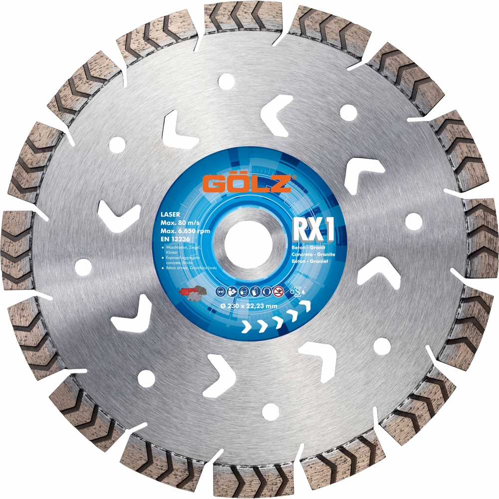 Disque diamant RX1 D115mm GOLZ - RX1115
