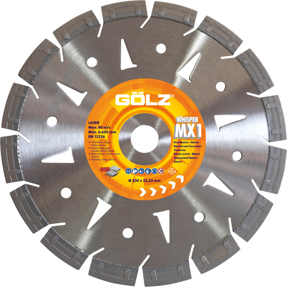 Disques Whisper MX1 ø230 22,23 GOLZ - WMX1230