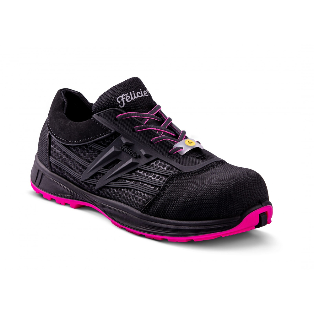 Chaussures de sécurité noire femme basse ERIS GASTON MILLE S3 SRA ESD - G016ERBN3