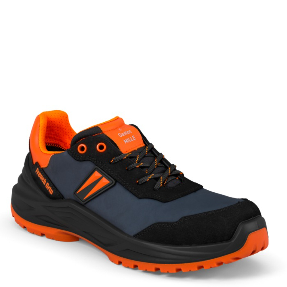 Chaussures basses de sécurité PULSE S3S FO SR grises/oranges - GASTON MILLE - FBNO3