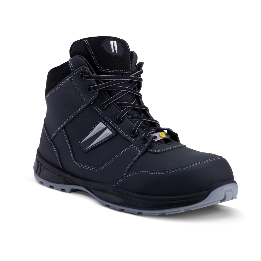 CHAUSSURES DE SECURITE HAUTES GRISE MIXTES HOT GINGER GASTON MILLE - SPÉCIALE MAINTENANCE S3 SRA ESD - GHNO3