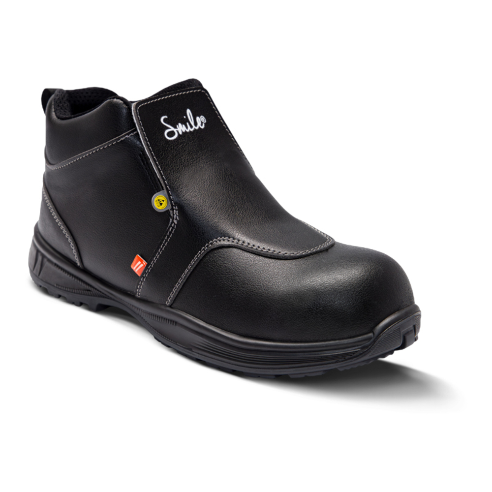 Chaussures hautes de sécurité HOT MOON S2 SRC ESD noires - GASTON MILLE - MHHN2