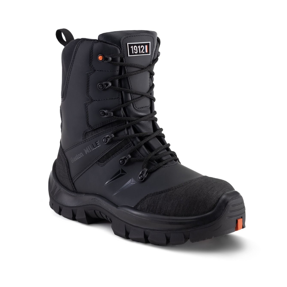 CHAUSSURES HAUTES DE SÉCURITÉ MASTER NOIR HOMME S3 HI CI HRO SRC - GASTON MILLE - MONO3