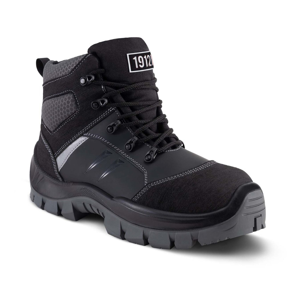 CHAUSSURES HAUTES DE SECURITE NOIR HOT PEPPER GASTON MILLE BTP CONSTRUCTION S3L AN HI CI FO LG SR - PHNO3