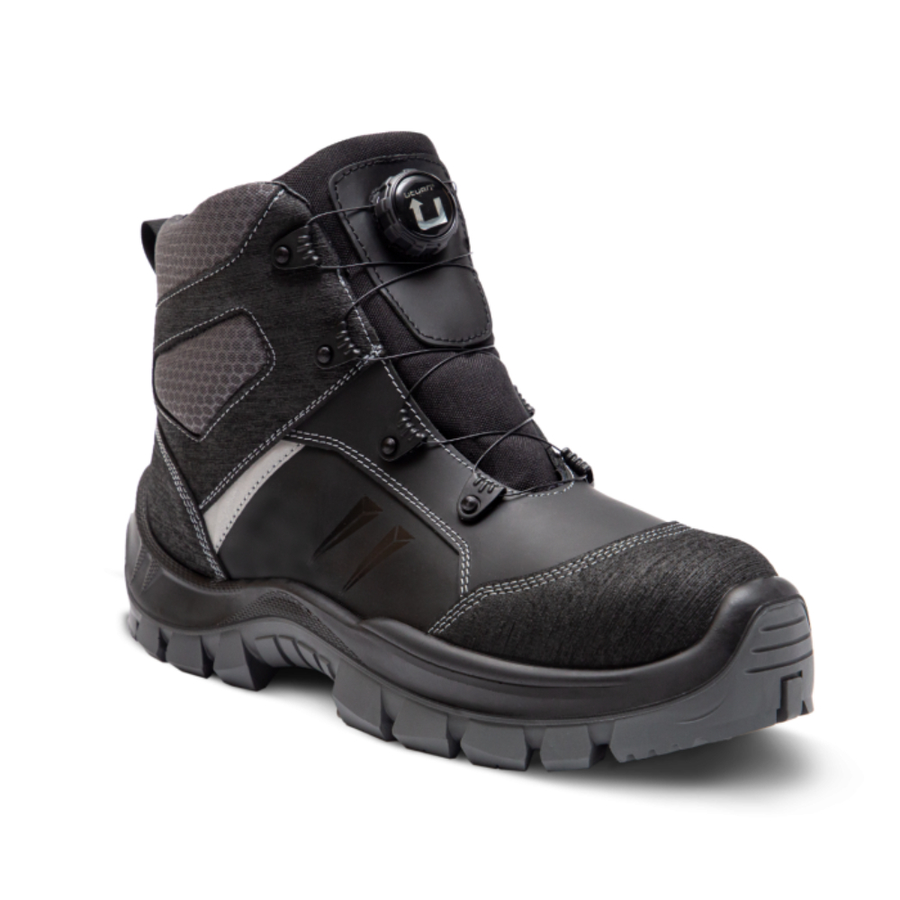 Chaussure de sécurité haute noire HOT PEPPER MilleTurn BTP CONSTRUCTION S3L AN HI CI FO LG SR - GASTON MILLE  - PHNR3 