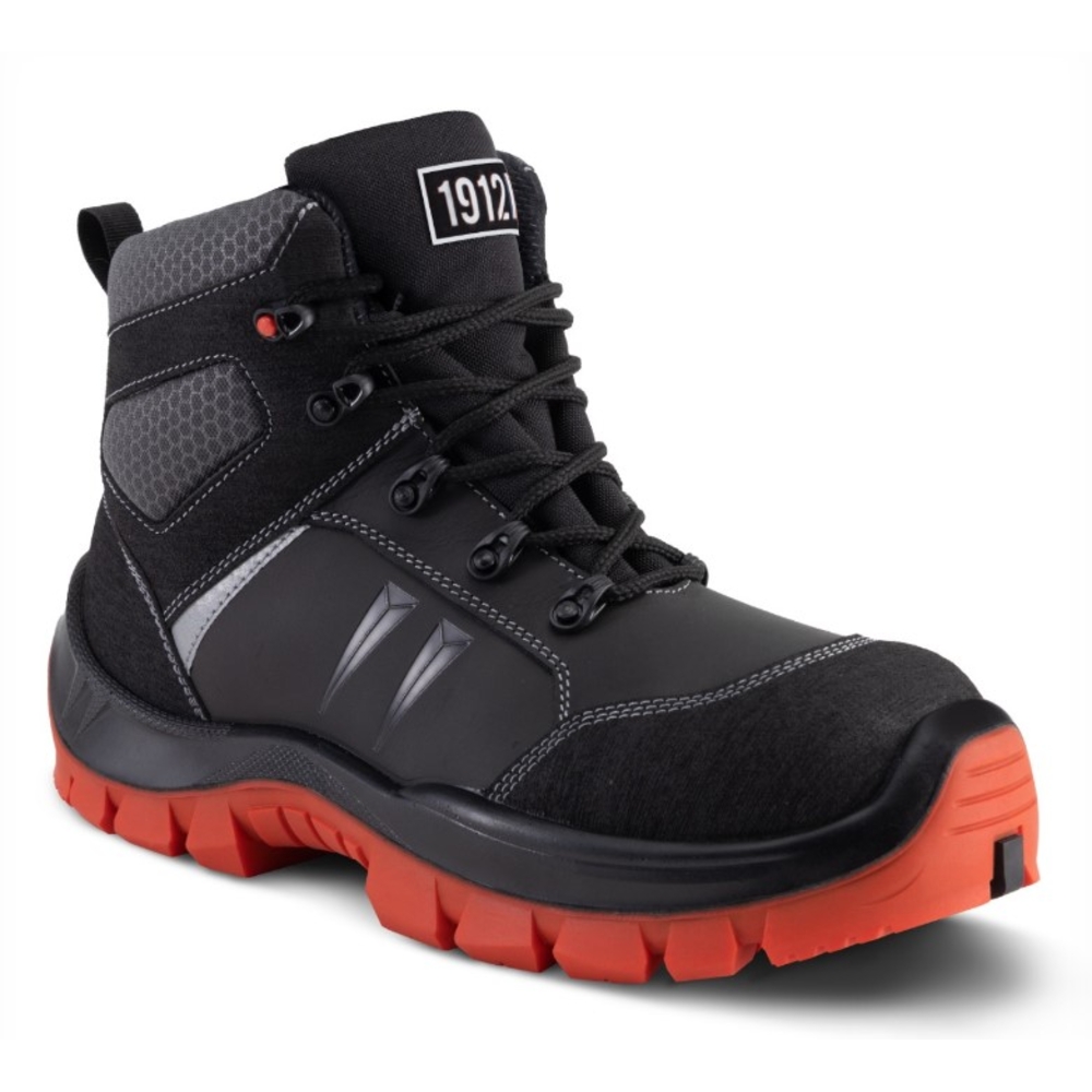 Chaussure de sécurite haute noire HOT STORM GASTON MILLE électricien SB PL AN WPA E FO LG SR - PHST3