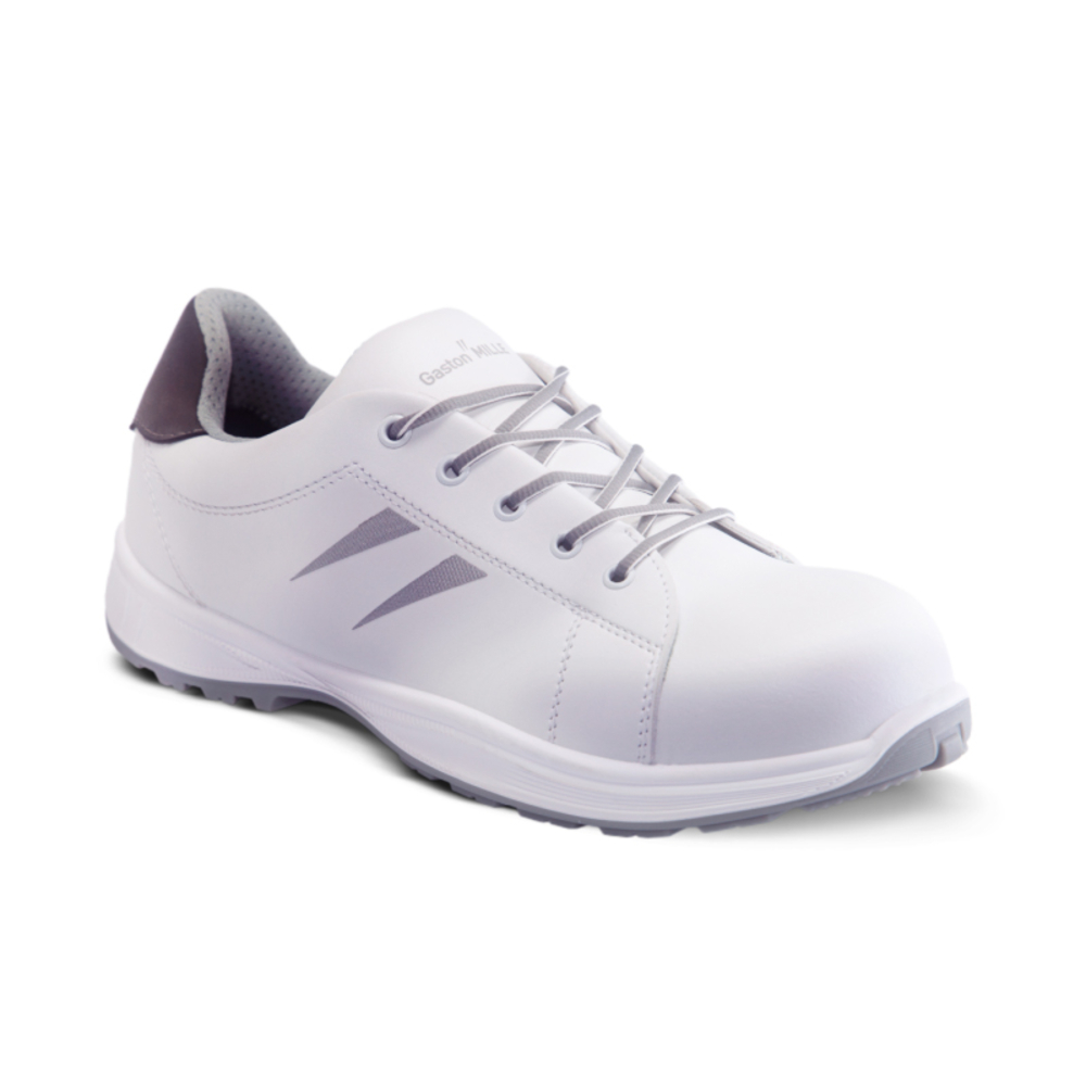Chaussures basses de sécurité STANMILLE S3L FO SR blanches - GASTON MILLE - SMBB3