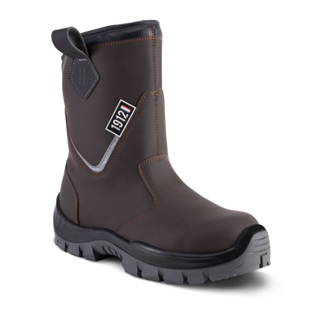 BOTTES DE SECURITE GASTON MILLE UNITAN FOURRÉ BTP CONSTRUCTION S3 HI CI SRC - UOMF3