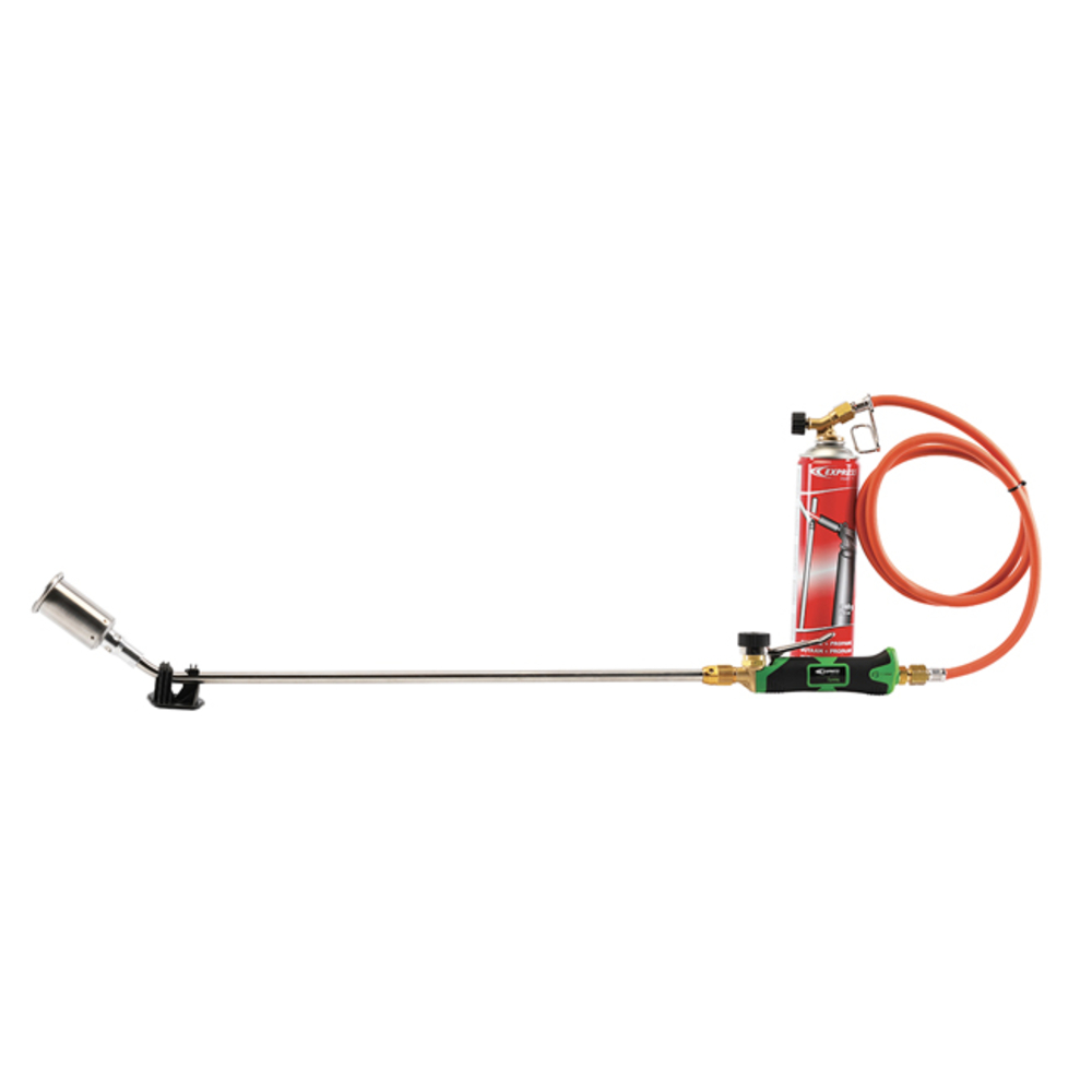 KIT CARTOUCHE POUR DÉSHERBEUR - TUYAU DE 1,50 M + 1 ROBINET POUR CARTOUCHE DE GAZ - EXPRESS - 16411