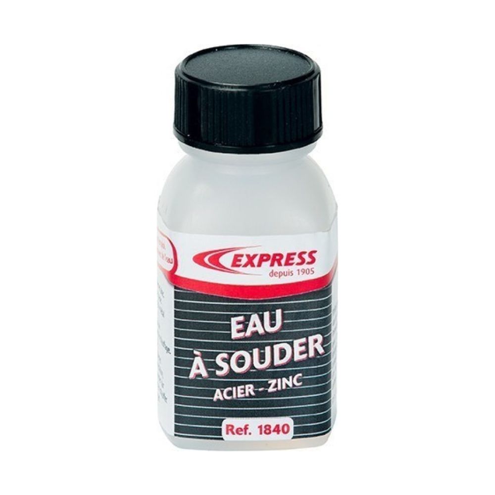 Eau à souder pour acier et métaux en feuilles - Flacon 30 ml sur cartonette GUILBERT EXPRESS - 1840