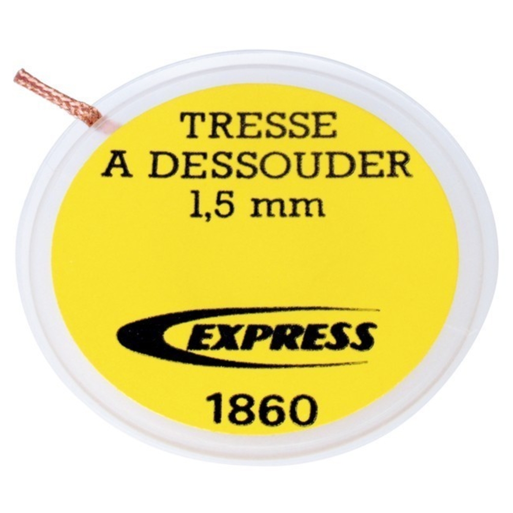 Tresse à dessouder 1,5 mm pour électronique GUILBERT EXPRESS - 1860