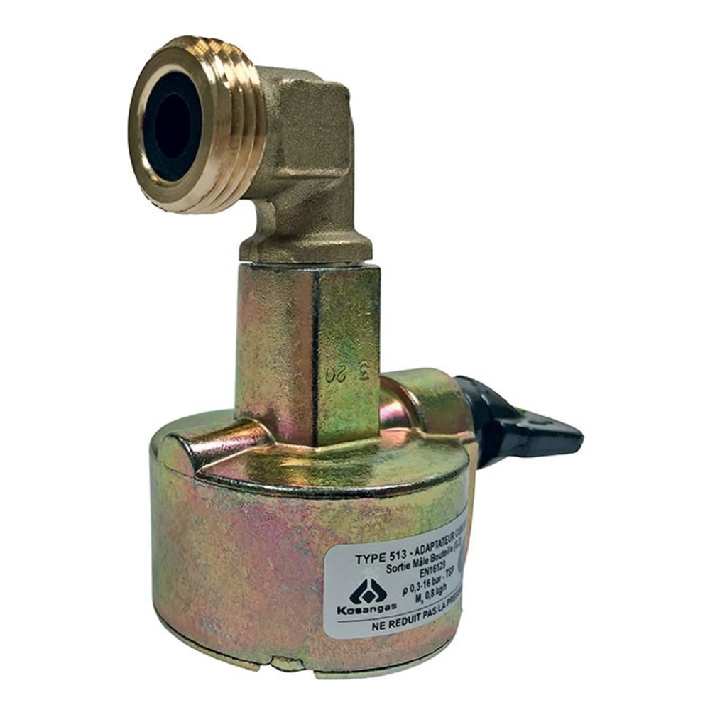 Robinet pour bouteille cube butagaz à pression directe avec valve de D27 mm GUILBERT EXPRESS - 18987