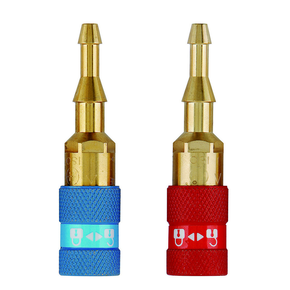 RACCORDS RAPIDES FEMELLE POUR TUYAUX JUMELÉS OXYGÈNE ET ACÉTYLÈNE - EXPRESS - 2922