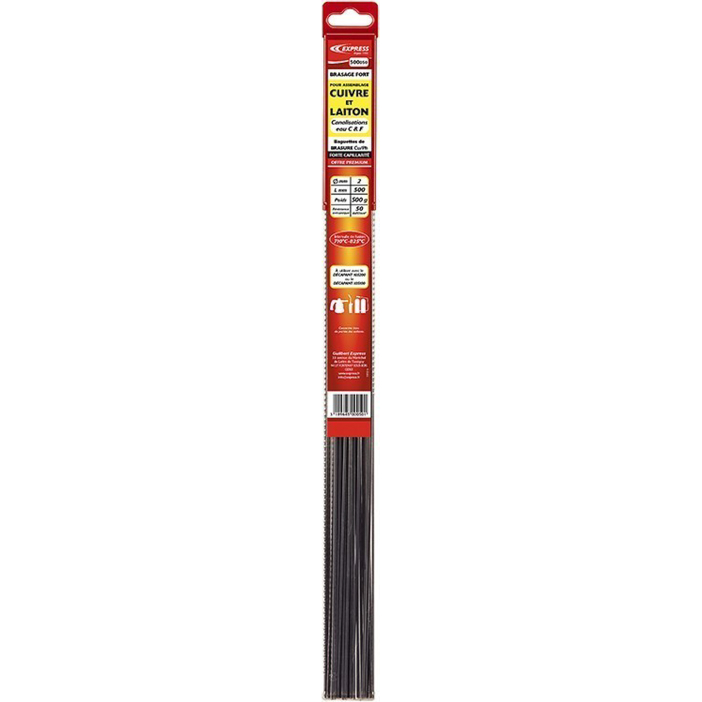 BAGUETTES DE BRASURE - EXPRESS POUR CANALISATIONS EAU CHAUDE ET FROIDE - EXPRESS - 500050