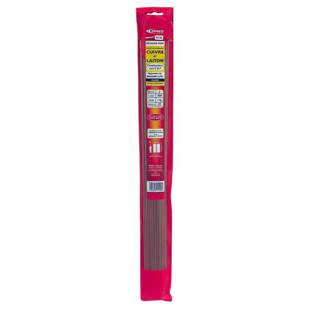 BAGUETTES DE BRASURE SPÉCIAL CUIVRE ET LAITON EXPRESS - 511100
