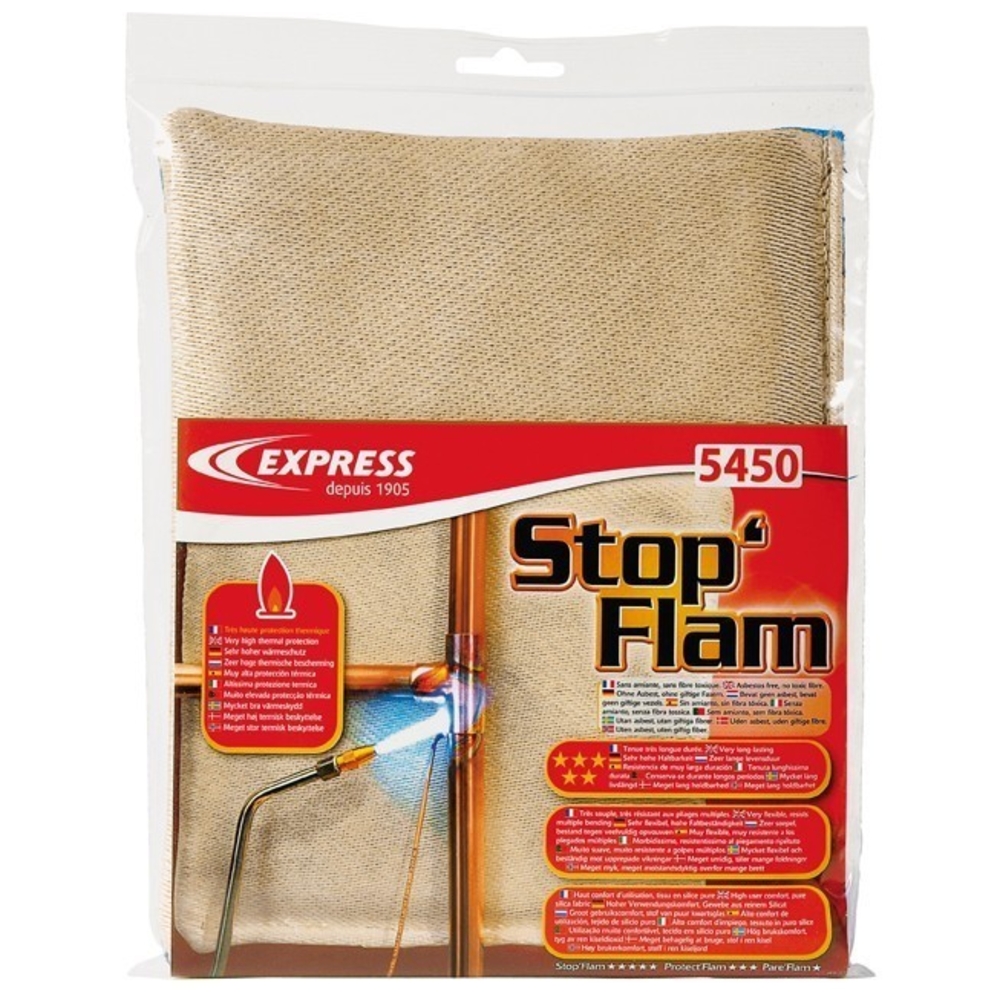 Protection thermique STOP’ FLAM 20 x 25cm Ep 13 mm GUILBERT EXPRESS - 5450