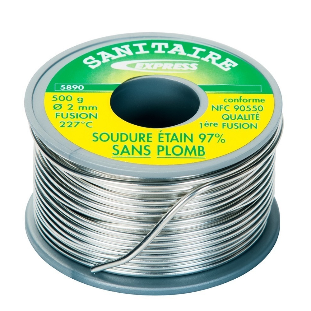 Soudure 97% Etain sans plomb 500g GUILBERT EXPRESS - 5890