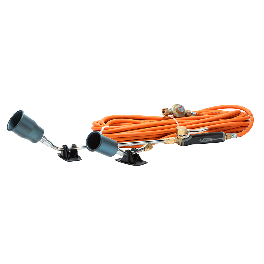 PACK EN TITANE POUR ÉTANCHEUR AVEC 2 LANCES + TUYAU DE 20 M + DÉTENDEUR + MANCHE BIMATIÈRE - EXPRESS - 6223