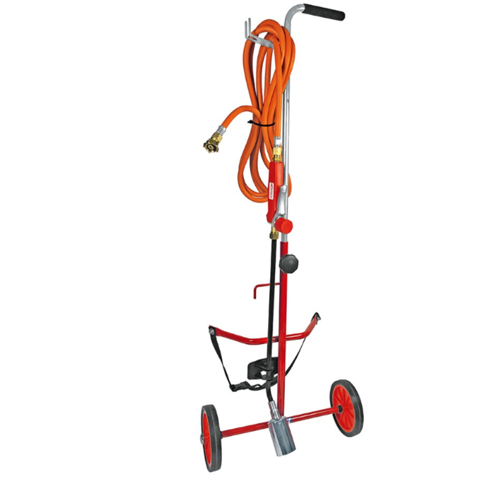 Désherbeur thermique, puissance 50 kW, tuyau de 4,75m avec chariot GUILBERT EXPRESS - 6505