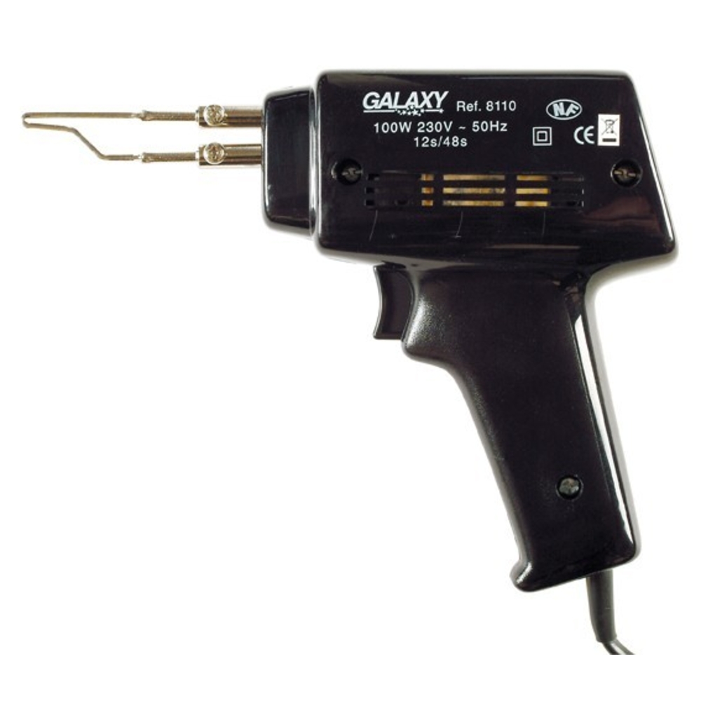 Fer à souder électrique instantané Galaxy 100W, idéal pour la soudure étain GUILBERT EXPRESS - 8110