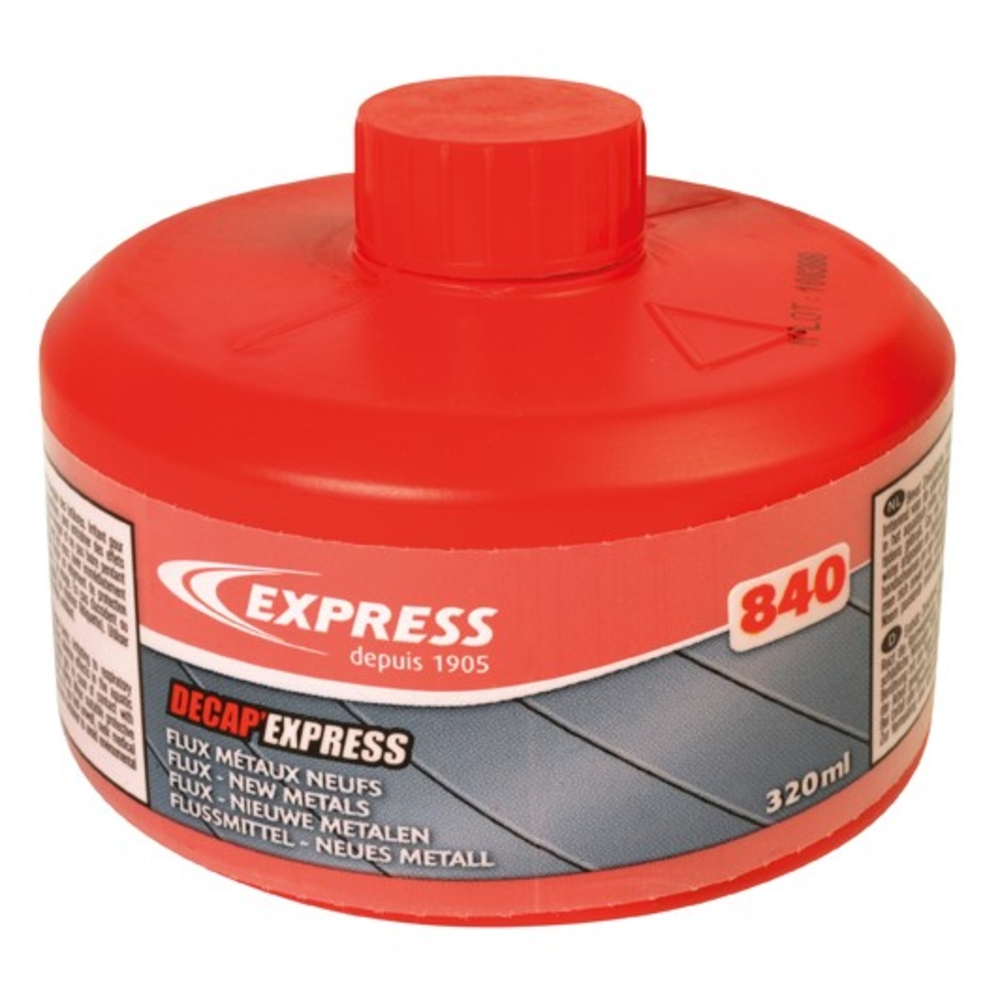 Flux décapant Decap’ Express pour couvreurs pour métaux neufs. Flacon 320ml GUILBERT EXPRESS - 840