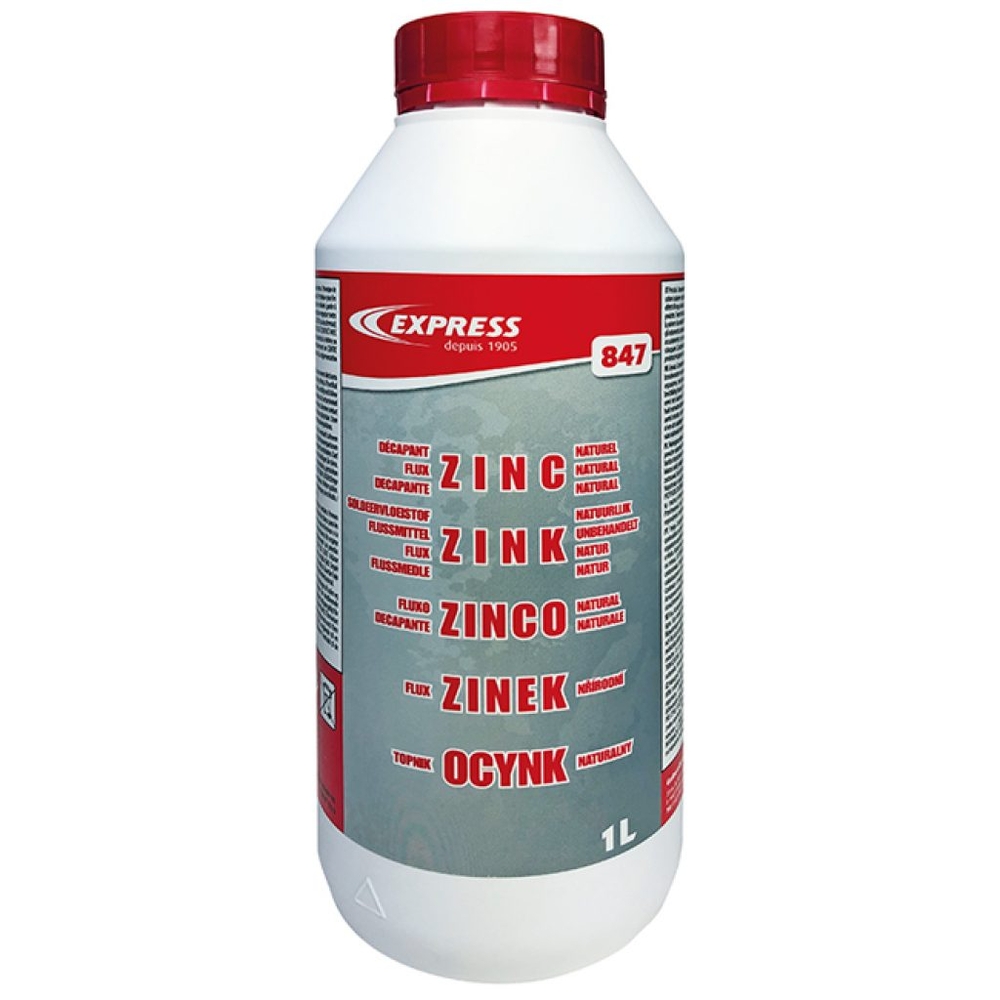 Flux décapant pour zinc naturel. Bidon 1L GUILBERT EXPRESS - 847