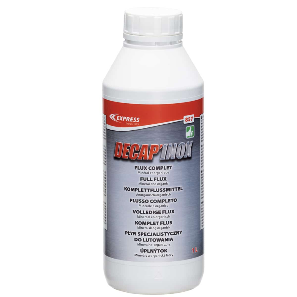 FLUX DÉCAPANT DECAP’ INOX POUR LES COUVREURS 1L - EXPRESS - 857