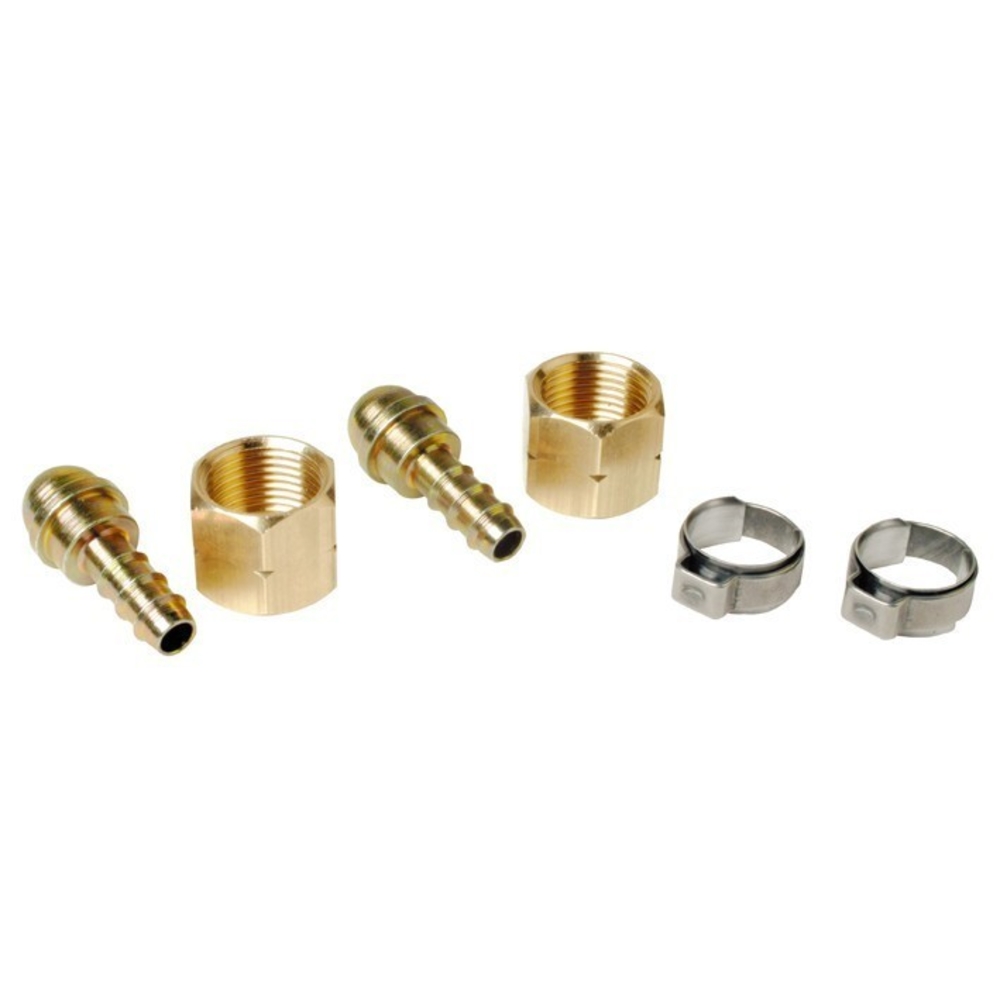 Kit de 2 raccords tétine pour tuyau D6,3 mm 2 colliers de serrage GUILBERT EXPRESS - 963R