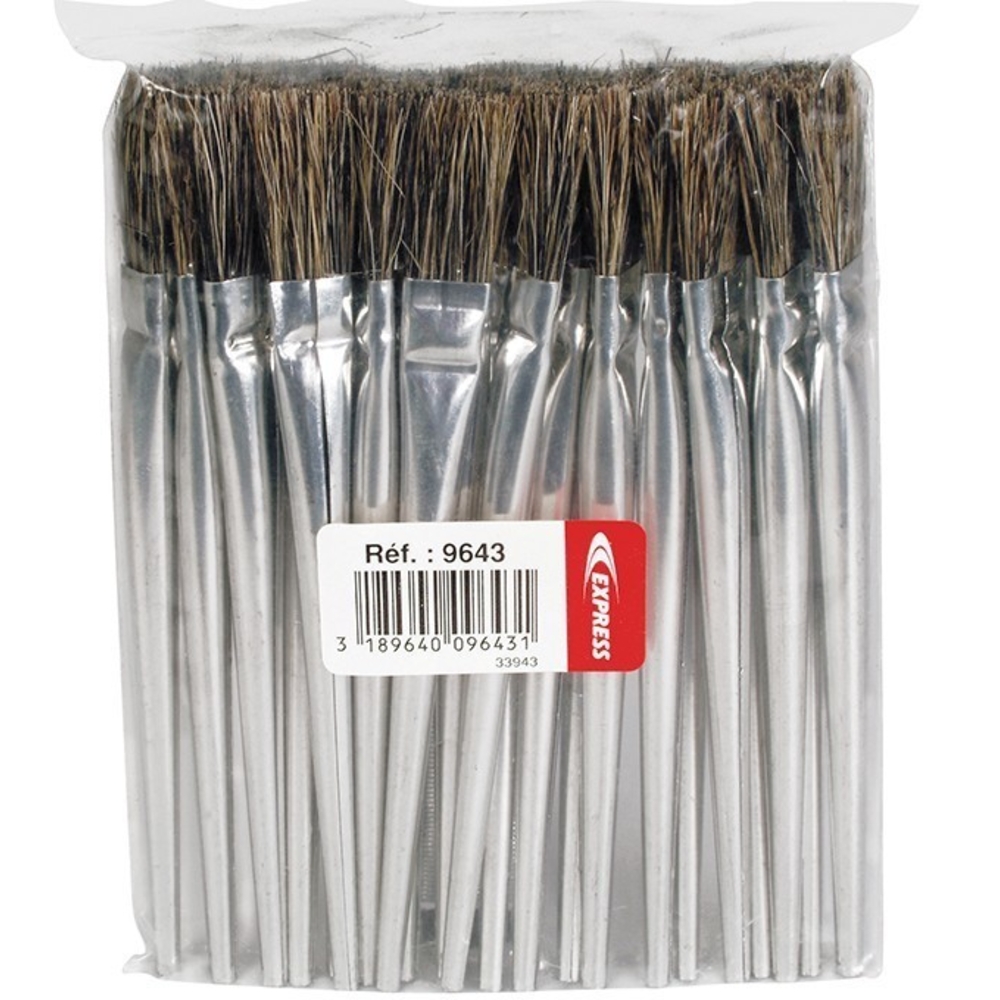 Sachet de 25 pinceaux en crin pour flux GUILBERT EXPRESS - 9643