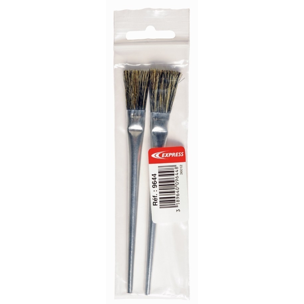 Sachet de 2 pinceaux en crin pour flux GUILBERT EXPRESS - 9644