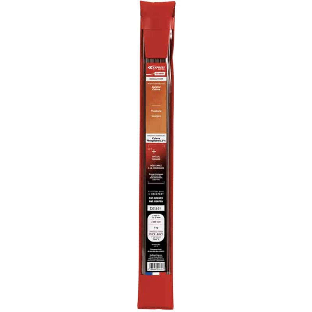 Baguettes de brasure 6,3% de phosphore - EXPRESS - GE163B