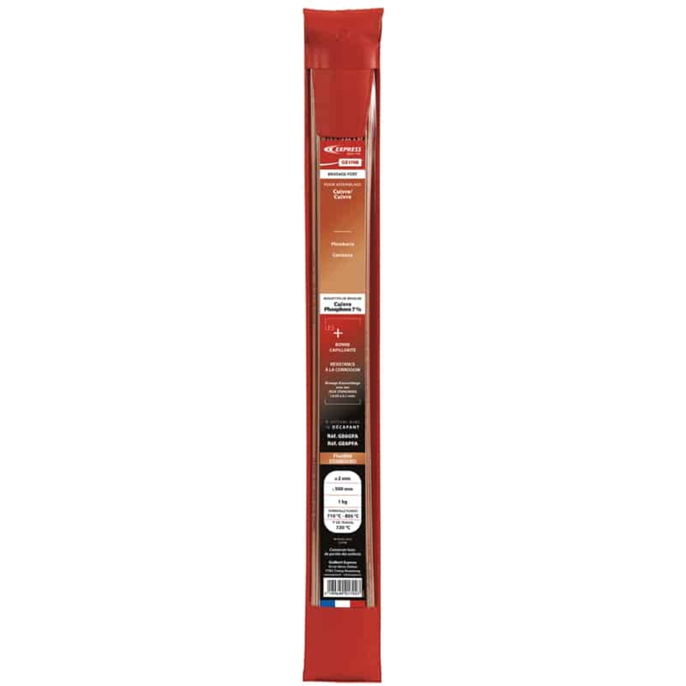 Baguettes de brasure 7% de phosphore - EXPRESS - GE170B