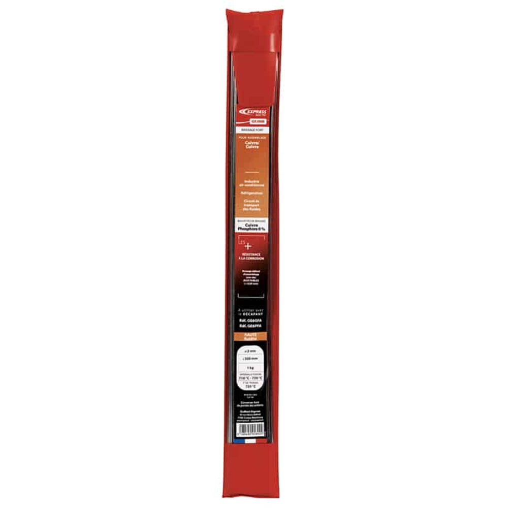Baguettes de brasure 8% de phosphore - EXPRESS - GE180B