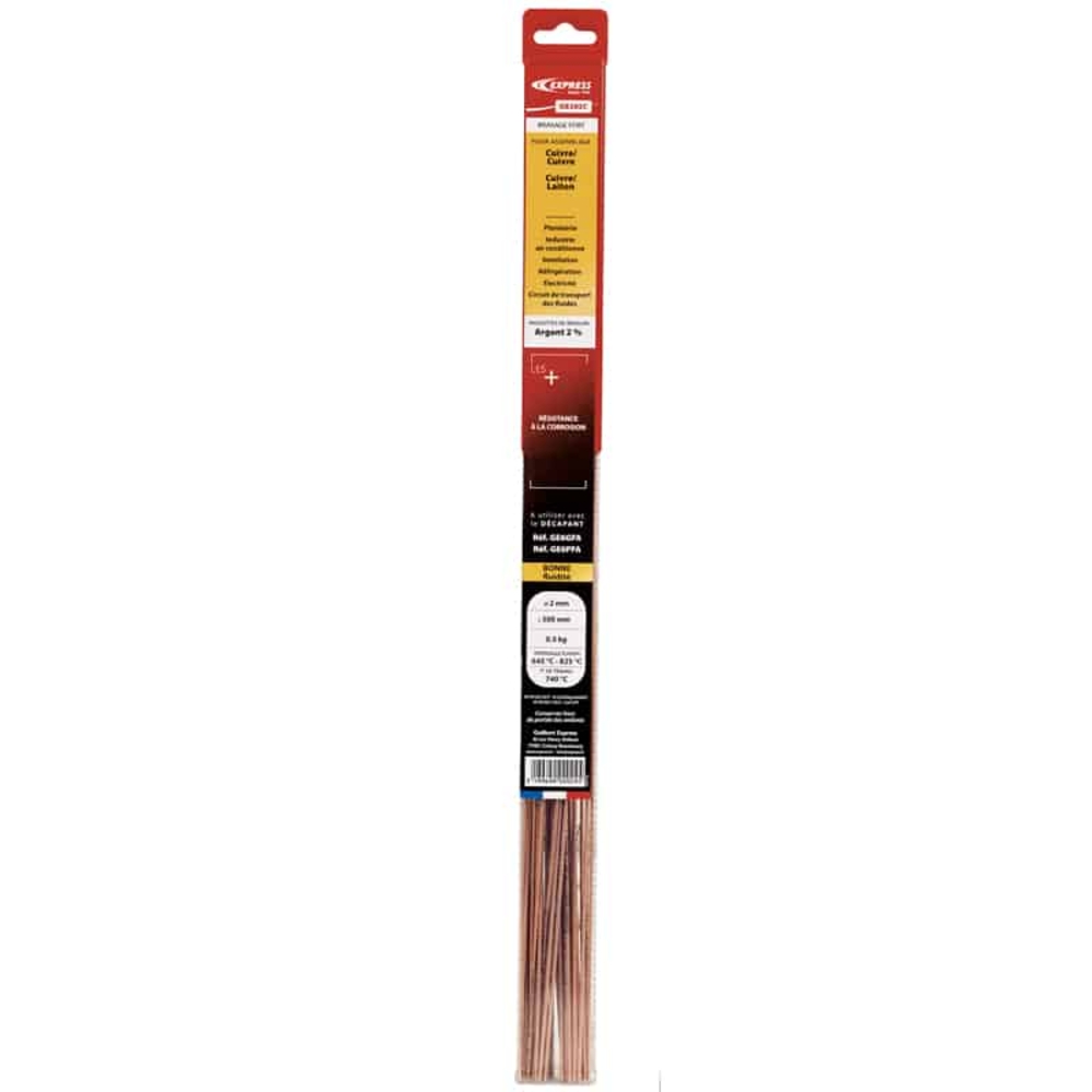 Baguettes de brasure 2% argent - EXPRESS - GE202C