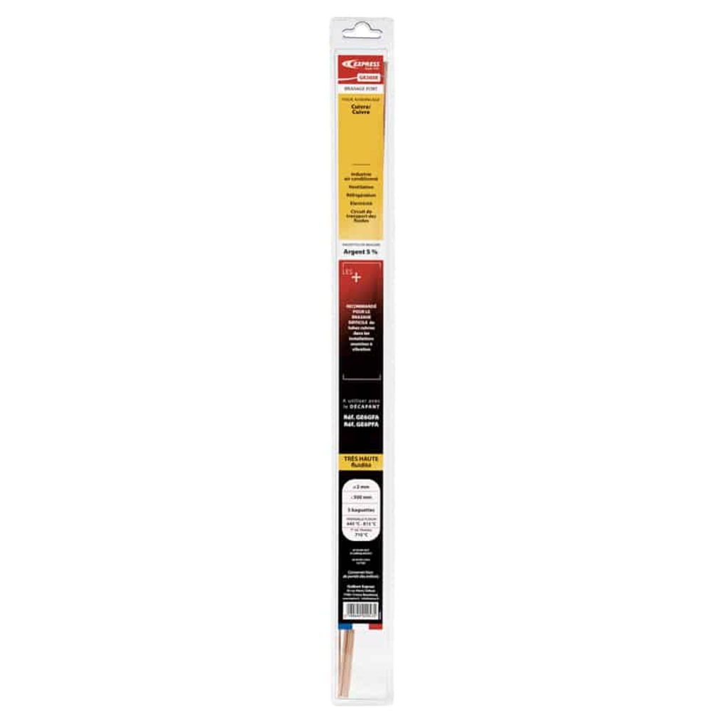 Baguettes de brasure 5% argent - EXPRESS - GE205E