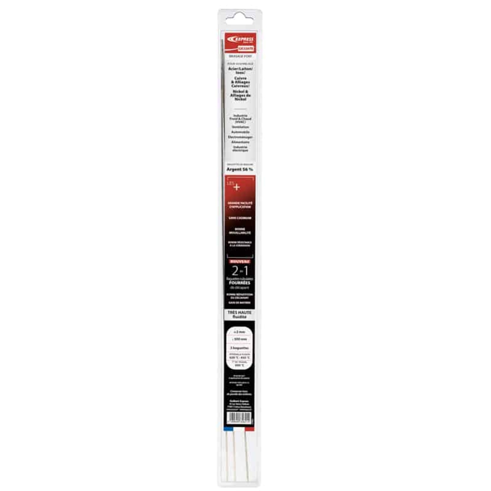 Baguettes de brasure fourrées 56% d’argent - EXPRESS - GE356TE