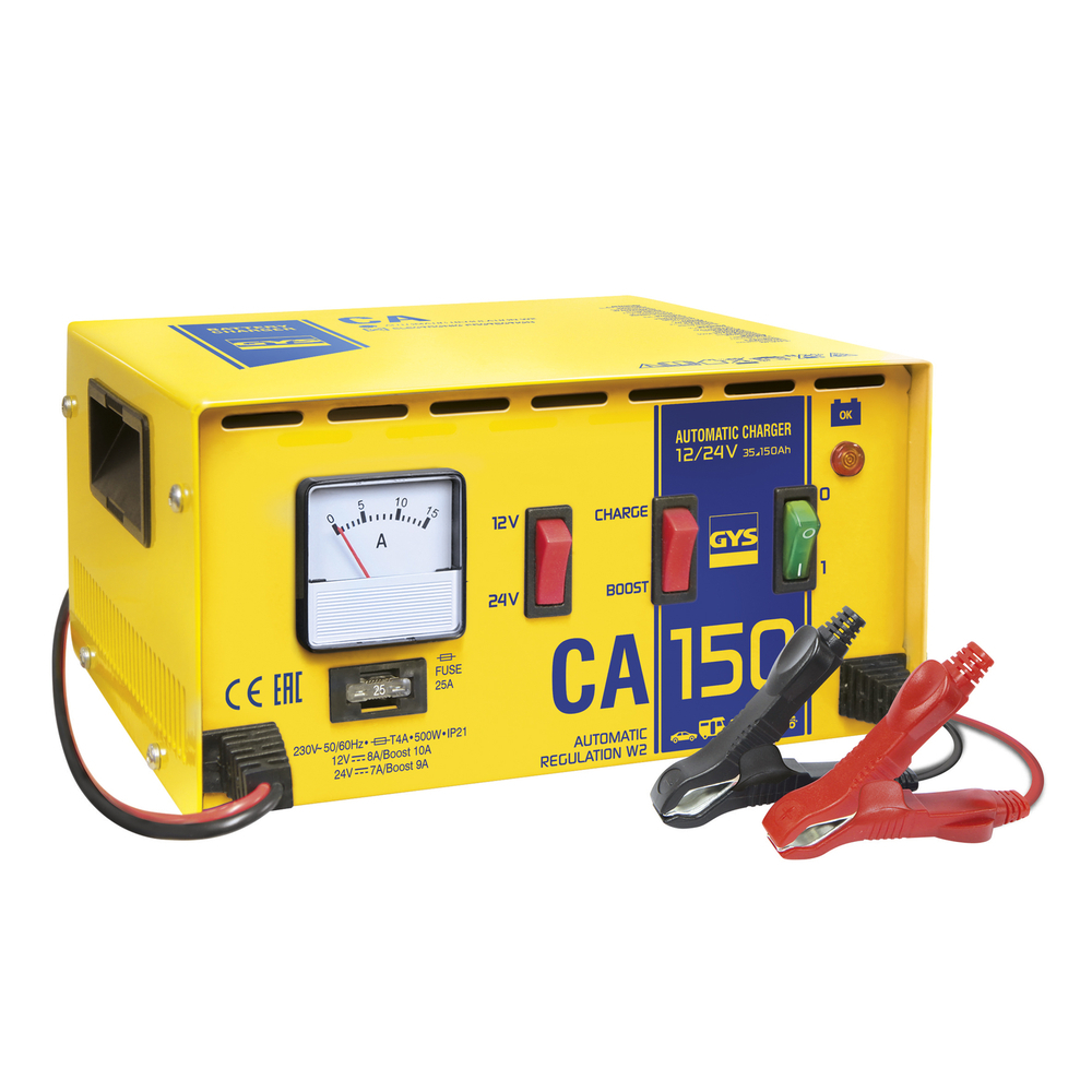 CHARGEUR AUTOMATIQUE CA 150 - 12/24 V - GYS - 024434