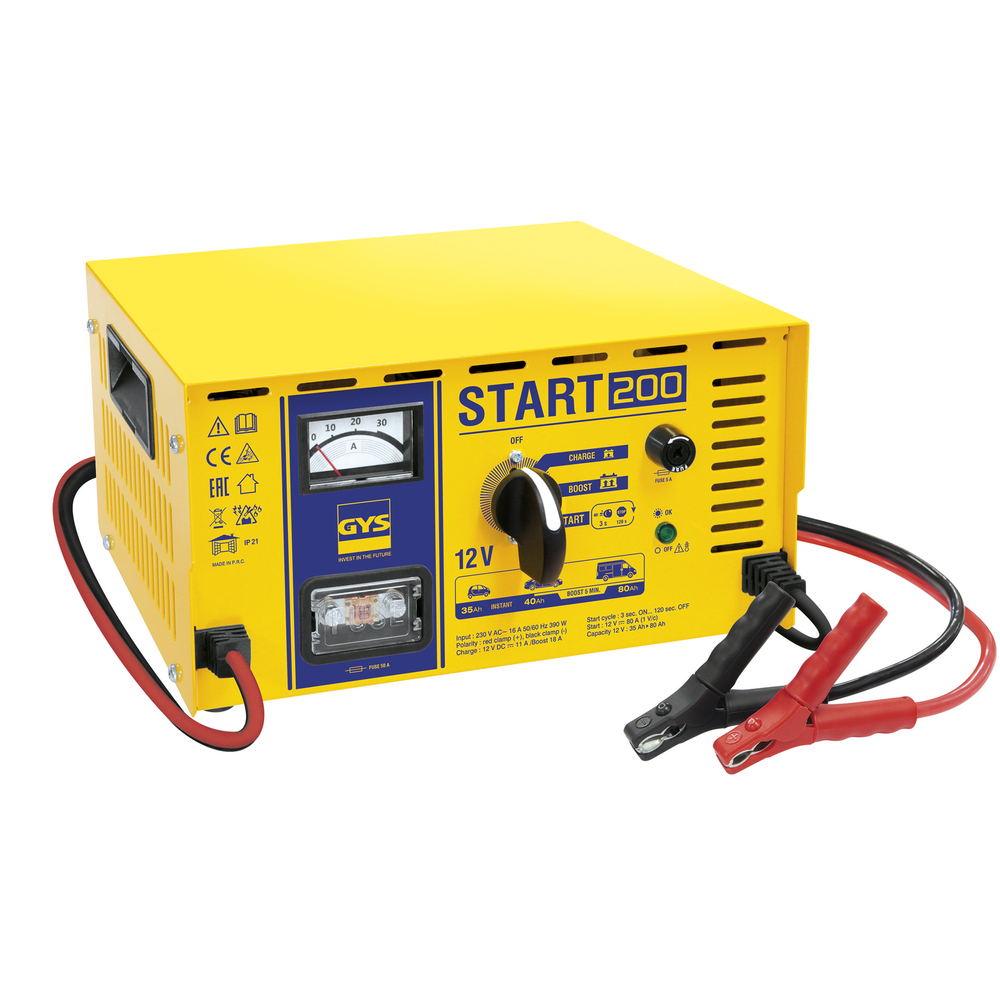 CHARGEUR DÉMARREUR START 200 - 12V - GYS - 025530