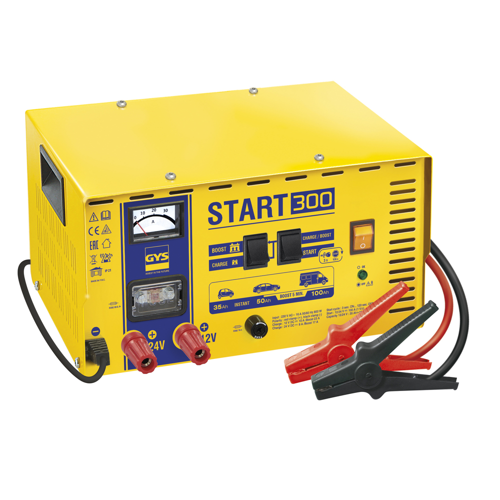 CHARGEUR DÉMARREUR START 300 - 12/24V - GYS - 025547