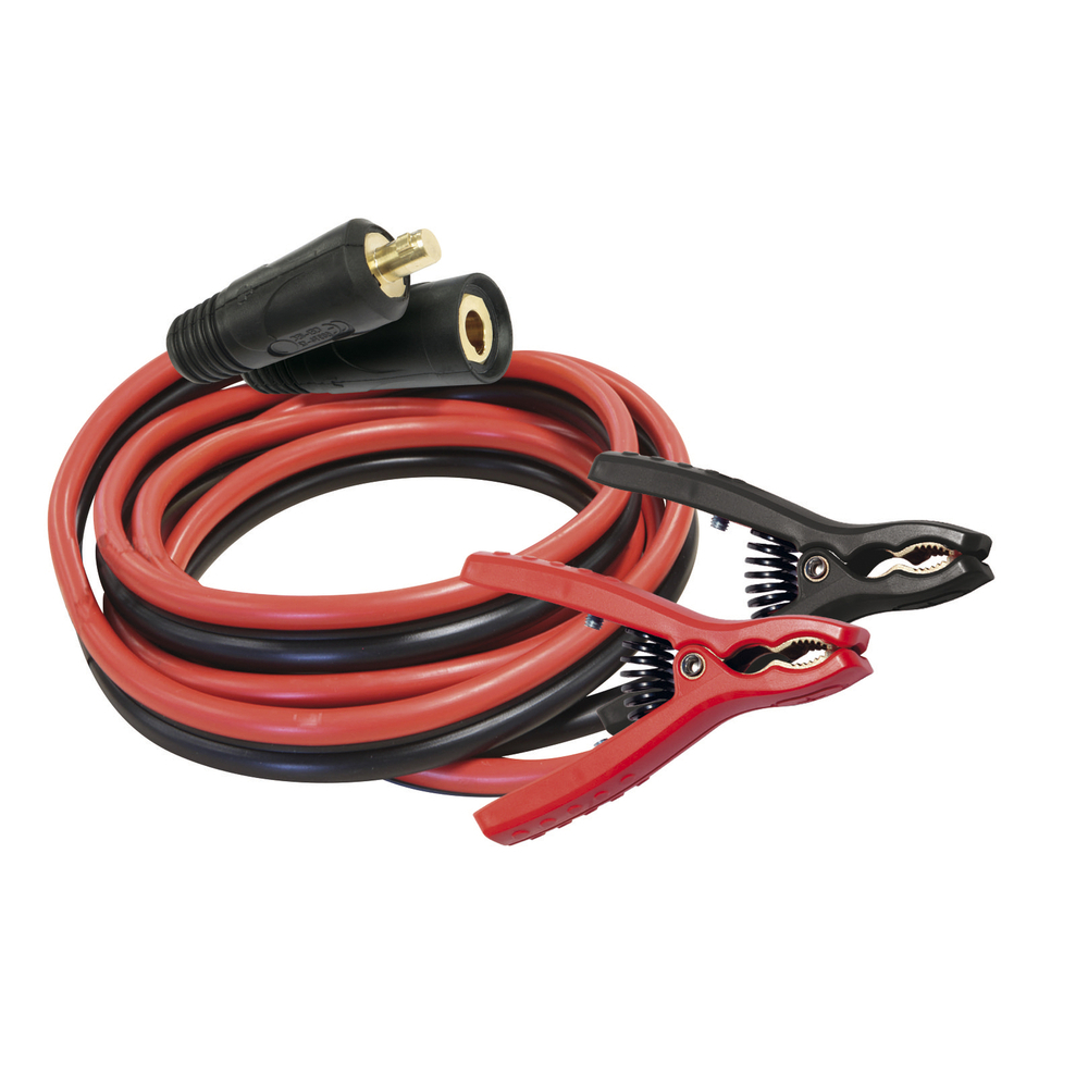CÂBLES 2.5m - 25mm² + PINCES POUR GYSFLASH PRO - CONNECT. TEXAS - GYS - 028876