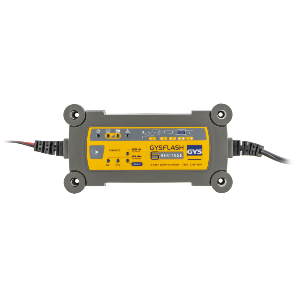 CHARGEUR DE BATTERIE GYSFLASH HERITAGE 6A - GYS - 029538