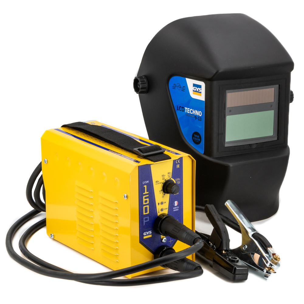 POSTE SOUDURE GYSMI 160 P + MASQUE LCD TECHNO 9/13 TRUE COLOR - GYS - 031555