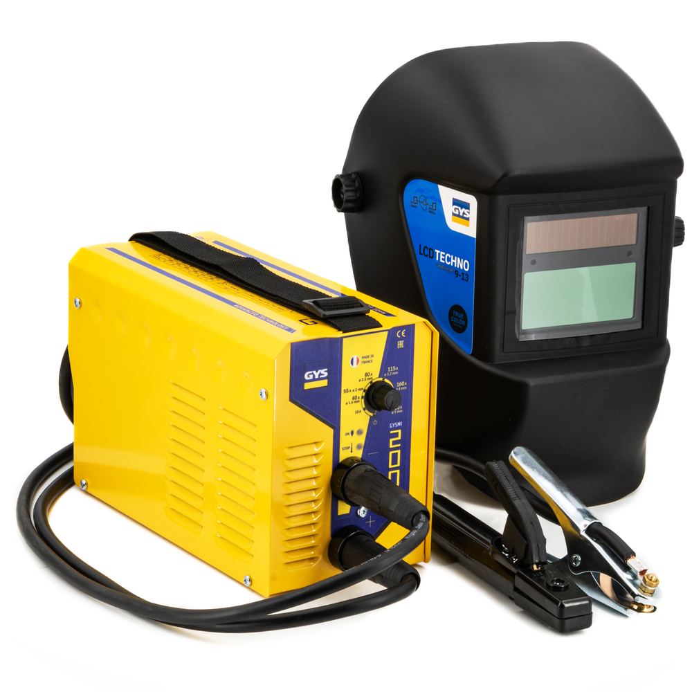 POSTE SOUDURE GYSMI 200 P + MASQUE LCD TECHNO 9/13 TRUE COLOR - GYS - 031579