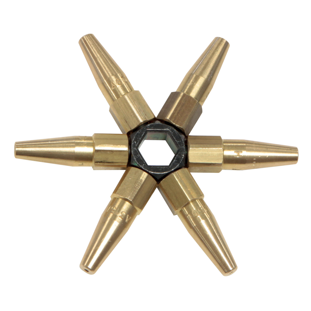 KIT ETOILE 7 BECS DE SOUDAGE - 250 à 1000 l/h - GYS - 037007