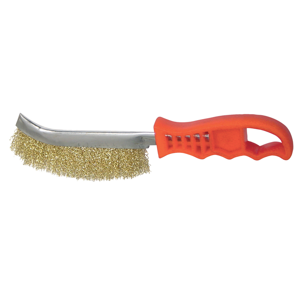 BROSSE ACIER LAITONNÉ - MANCHE PLASTIQUE - GYS - 038073
